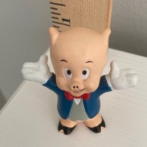 1990 Vintage Applause Porky Pig Figurine by Warner Bros. Inc